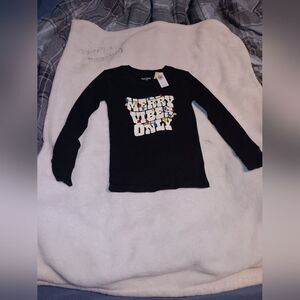 Old Navy Gender-Neutral 'Merry Vibes Only' Graphic Snug-Fit Pajama Set NWT